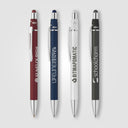 Orbit Spinner Chrome Metal Pen w/ Stylus