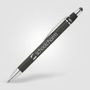Orbit Spinner Chrome Metal Pen w/ Stylus