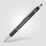 Orbit Spinner Chrome Metal Pen w/ Stylus