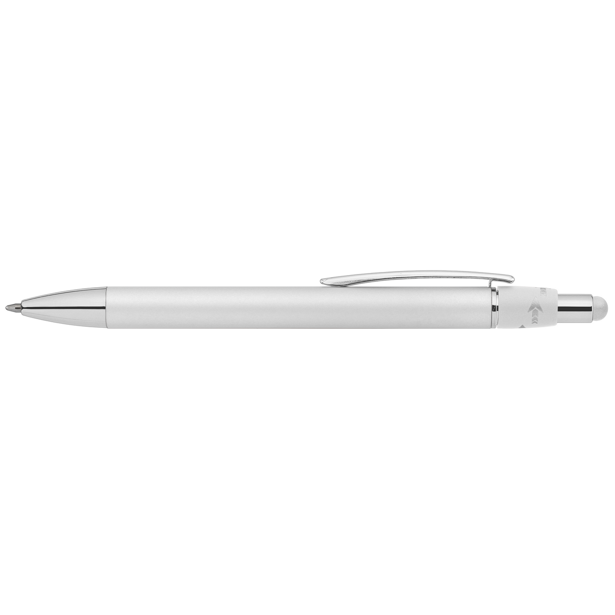 Orbit Spinner Chrome Metal Pen w/ Stylus