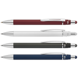 Orbit Spinner Chrome Metal Pen w/ Stylus