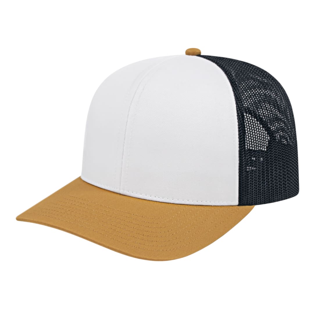 Cap America Poly/Cotton Trucker Mesh Back Cap
