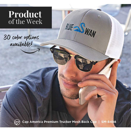 Cap America Premium Trucker Mesh Back Cap