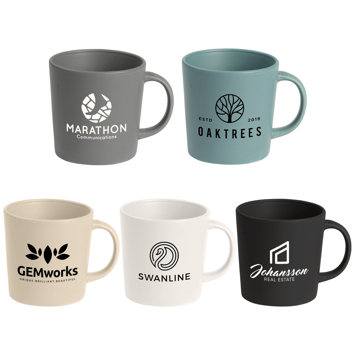 Milano - 12 oz. Matte Glazed Ceramic Mug