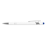 Ellipse Softy White Barrel Metal Pen w/ Stylus