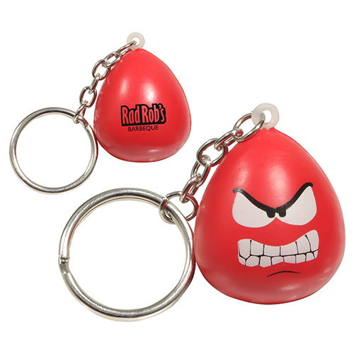 Angry Mood Maniac Stress Reliever Key Chain